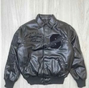 Black Leather Jacket(Smokerise)